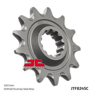 Mud-Resistant Steel Motorcycle Sprocket JT Sprockets 520 Husqvarna SMR 450 (A202AB) / Hyosung TE 450 Rapier 13T image-1