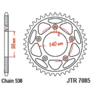 Motorcycle crown JT Sprockets Harley Davidson PAN AMERICA [1250] image-0