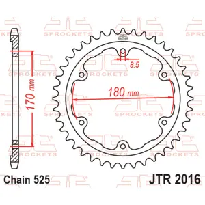 Motorcycle crown JT Sprockets Triumph Speed Triple 1200 RS [1200] image-0