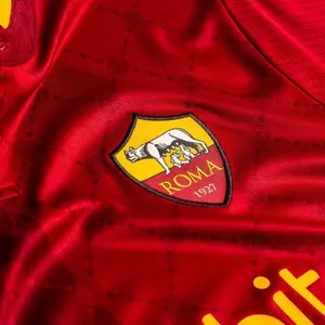 Hemmasittande tröja för barn AS Roma 2022/23 image-5