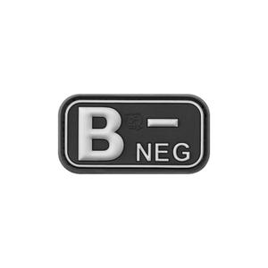 Toppa in tessuto in gomma JTG B Neg