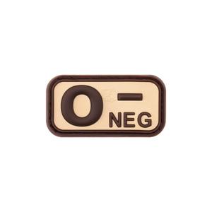 Toppa in tessuto in gomma JTG 0 neg