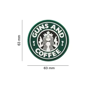 Textile patch JTG Guns and Coffee image-3