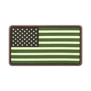 Εμπρόσθιο σήμα από καουτσούκ JTG US Flag Rubber image-0