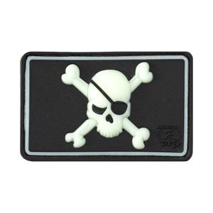 Rubber badge JTG Pirate Skull