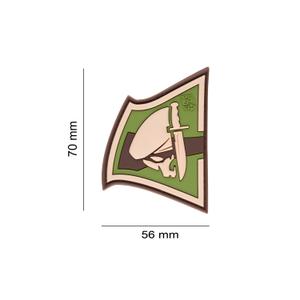 Rubber badge JTG Rebel Skull image-1