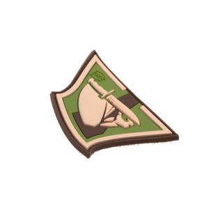 Rubber badge JTG Rebel Skull image-3