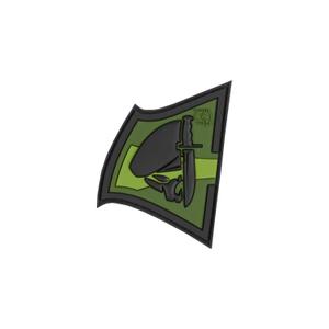 Insigne en caoutchouc JTG Rebel Skull