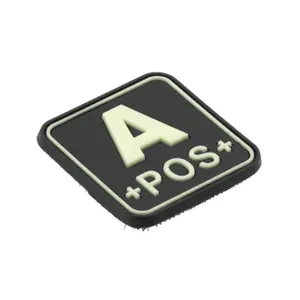 Square rubber fabric patch JTG A Pos image-1