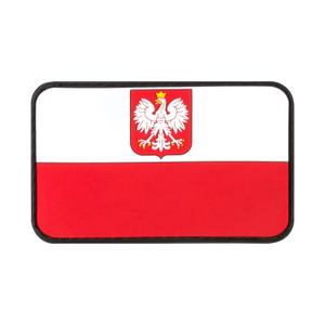 Rubberen badge JTG Poland Flag