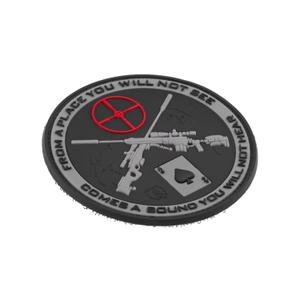 Rubberen badge JTG Sniper