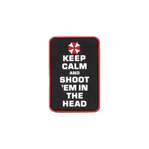 Insígnia de borracha JTG Keep Calm and Shoot