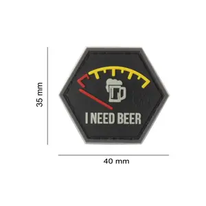Textile patch JTG I need Beer image-4