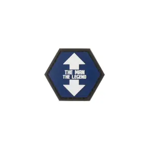 Rubber badge JTG The Man The Legend image-0