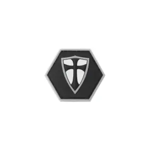 Rubber badge JTG Recte Faciendo Shield Rubber image-0
