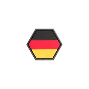 Hexagonal rubber badge JTG German Flag image-0