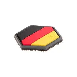 Hexagonal rubber badge JTG German Flag image-1