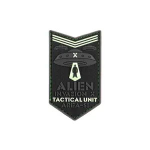 Badge JTG Alien Invasion X-Files image-0