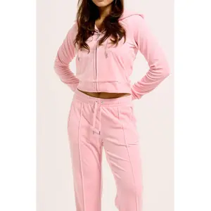 Women's zip-up velvet hoodie Juicy Couture Madison Classic image-3