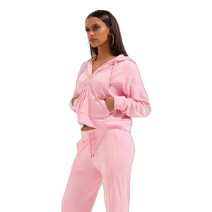 Oversized Cropped Hoodie Women Juicy Couture Iccle Diamante
