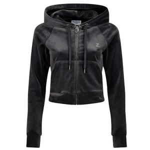 Sweatshirt à capuche zippé velours femme Juicy Couture Classic