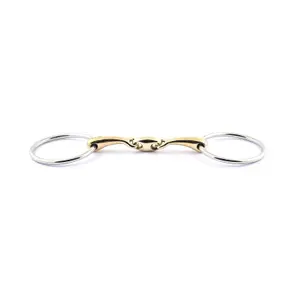 2 rings double break bit for horse Jump'In image-0