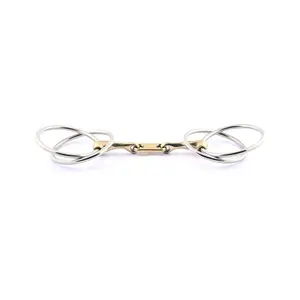 Mors 3 of 4 ringen voor paard gedraaid met schijf Jump'In