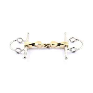 Twisted Square Wire Needle Bit for Horse Jump'In image-0