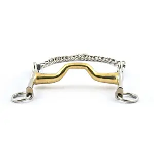 Small Twisted Snaffle Bit for Horse Jump'In