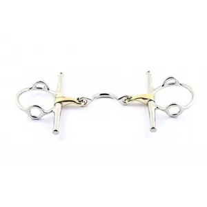 Elevator Bit for Horse with Double Joint and Tongue Slot Jump'In