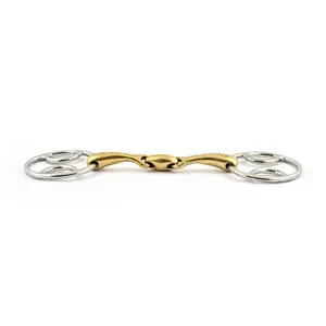 Double snaffle bits for horses Jump'In image-0