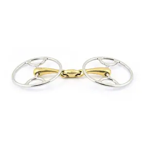 Double snaffle bits for horses Jump'In Swivel image-0