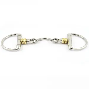 Olive Bit for Horse with Tongue Slot Jump'In image-0