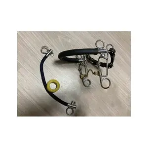 Double Jointed Loose Ring Bit for Horse Jump'In image-3