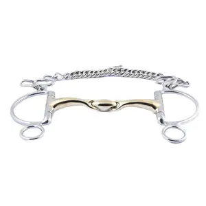 Double snaffle bits for horses Jump'In Felipe image-0
