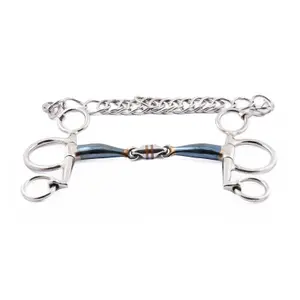 Pelham for horse with double joint Jump'In image-0