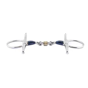Double Jointed Copper Ring Horse Needle Bit Jump'In image-0