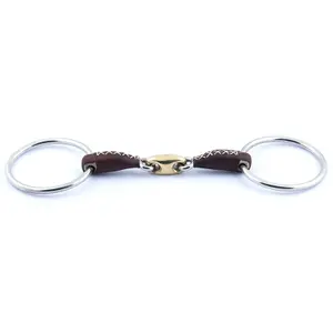 Double snaffle bits for horses Jump'In image-0