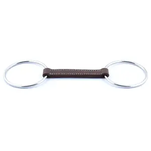 Leather Curb Bit for Horse Jump'In image-0