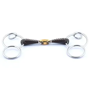 Double snaffle bits for horses Jump'In Pessoa allemand image-0