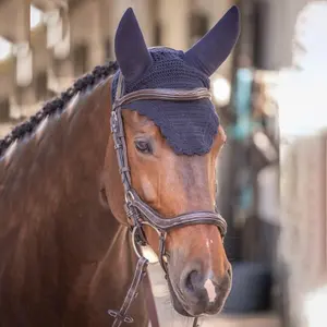 Noise-reducing short fly mask for horses Jump'In image-1