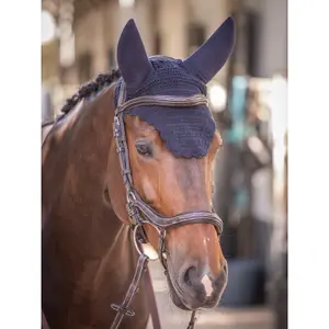 Noise-reducing short fly mask for horses Jump'In image-2