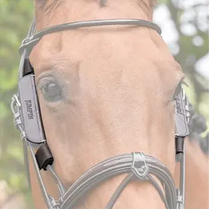 Removable Leather Horse Blinkers Jump'In Week image-0