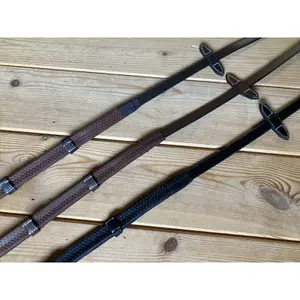 Rubber Reins for Horse with Stops Jump'In One 1/2 image-0