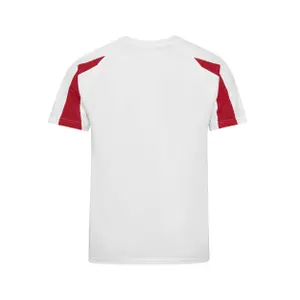 Kindersport T-shirt met contrastkleur Just Cool image-1