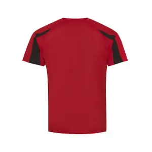 Children's contrast sports T-shirt Just Cool image-1
