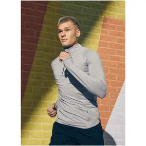 Zip-neck sports t-shirt Just Cool image-2