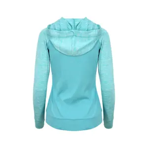 Kontrasterende zip sweatshirt til kvinder Just Cool Zoodie image-1