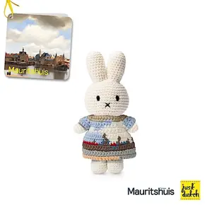 Puha játékfigura Just Dutch Miffy x Vermeer - Vue sur Delft