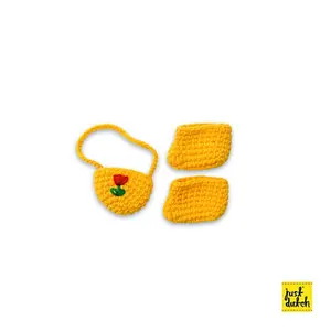 Crochet accessories miffy bag and shoes Just Dutch image-0
